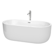 best jetted tub Wyndham Freestanding Bathtub White