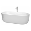 used freestanding tub Wyndham Freestanding Bathtub White