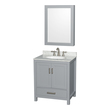60 inch bathroom cabinet single sink Wyndham Vanity Set Gray Modern