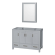 70 double sink vanity Wyndham Vanity Cabinet Gray Modern