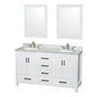 60 inch single bathroom vanity Wyndham Vanity Set White Modern