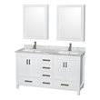bathroom vanity basin Wyndham Vanity Set White Modern