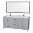 white small bathroom cabinet Wyndham Vanity Set Gray Modern