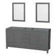 dark grey vanity unit Wyndham Vanity Cabinet Dark Gray Modern