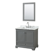 modern bath cabinets Wyndham Vanity Set Dark Gray Modern