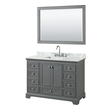 small cabinet for bathroom countertop Wyndham Vanity Set Dark Gray Modern