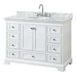 clearance vanity with sink Wyndham Vanity Set White Modern