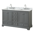 small sink with cabinet Wyndham Vanity Set Dark Gray Modern