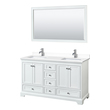 modern bath cabinets Wyndham Vanity Set White Modern
