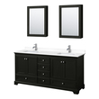 dark grey bathroom furniture Wyndham Vanity Set Espresso Modern