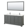 sink and cabinet for small bathroom Wyndham Vanity Set Dark Gray Modern