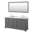 best 60 inch bathroom vanity Wyndham Vanity Set Dark Gray Modern