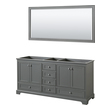 install new bathroom vanity Wyndham Vanity Cabinet Dark Gray Modern
