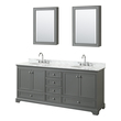 small counter top sink Wyndham Vanity Set Dark Gray Modern
