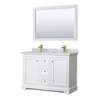 bathroom vanity sizes Wyndham Vanity Set White Modern