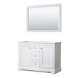 best small vanity Wyndham Vanity Cabinet White Modern