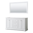 affordable bathroom vanities Wyndham Vanity Cabinet White Modern