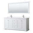 60 inch vanity cabinet Wyndham Vanity Set White Modern