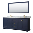 modern bathroom cabinet ideas Wyndham Vanity Set Bathroom Vanities Dark Blue Modern