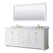 shabby chic bathroom cabinet Wyndham Vanity Set White Modern