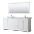 72 inch bathroom cabinet Wyndham Vanity Set White Modern