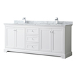 cost of bathroom cabinets Wyndham Vanity Set White Modern