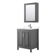 bathroom tops Wyndham Vanity Set Dark Gray Modern