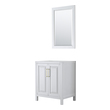 60 inch single vanity Wyndham Vanity Cabinet White Modern