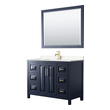 60 inch double sink vanity with top Wyndham Vanity Set Bathroom Vanities Dark Blue Modern