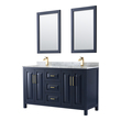 design house bathroom vanity Wyndham Vanity Set Dark Blue Modern