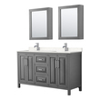 bathroom vanity unit with sink and toilet Wyndham Vanity Set Dark Gray Modern