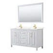 two sink vanity top Wyndham Vanity Set White Modern