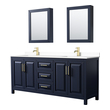 40 inch bathroom vanity sale Wyndham Vanity Set Dark Blue Modern