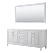 corner basin and vanity unit Wyndham Vanity Cabinet White Modern