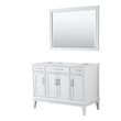 bathroom vanities with tops included Wyndham Vanity Cabinet White Modern