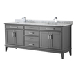 single sink vanity 30 inches Wyndham Vanity Set Dark Gray Modern