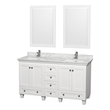 floating vanity cabinet only Wyndham Vanity Set White Modern
