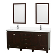 30 inch bathroom cabinet Wyndham Vanity Set Bathroom Vanities Espresso Modern