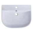 wall mounted lavatory Alfi Bathroom Sink White Modern
