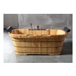 best bathtub to buy Alfi Tub Natural Wood Transitional