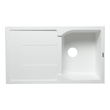 granite kitchen sink single basin black Alfi Kitchen Sink White Modern