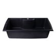 single bowl Alfi Kitchen Sink Black Modern