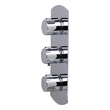 thermostatic bath mixer tap shower Alfi Shower Mixer Thermostatic Control Polished Chrome Modern