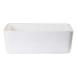 fireclay farmhouse sink Alfi Kitchen Sink Biscuit Traditional
