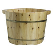 wooden shower holder Alfi Bucket Natural Wood Transitional