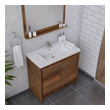 white oak bathroom vanity Alya Vanity with Top Rosewood