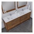 72 inch double sink vanity with top Alya Vanity with Top Rosewood