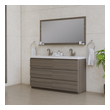 bathroom top cabinets Alya Vanity with Top Gray