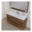 vanity unit and toilet set Alya Vanity with Top Rosewood