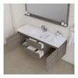 60 single sink vanity Alya Vanity with Top Gray